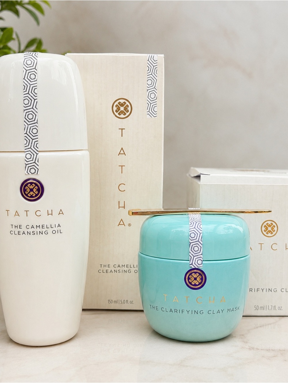 Tatcha Cleansing Oil + Clarifying Clay Mask Bundle